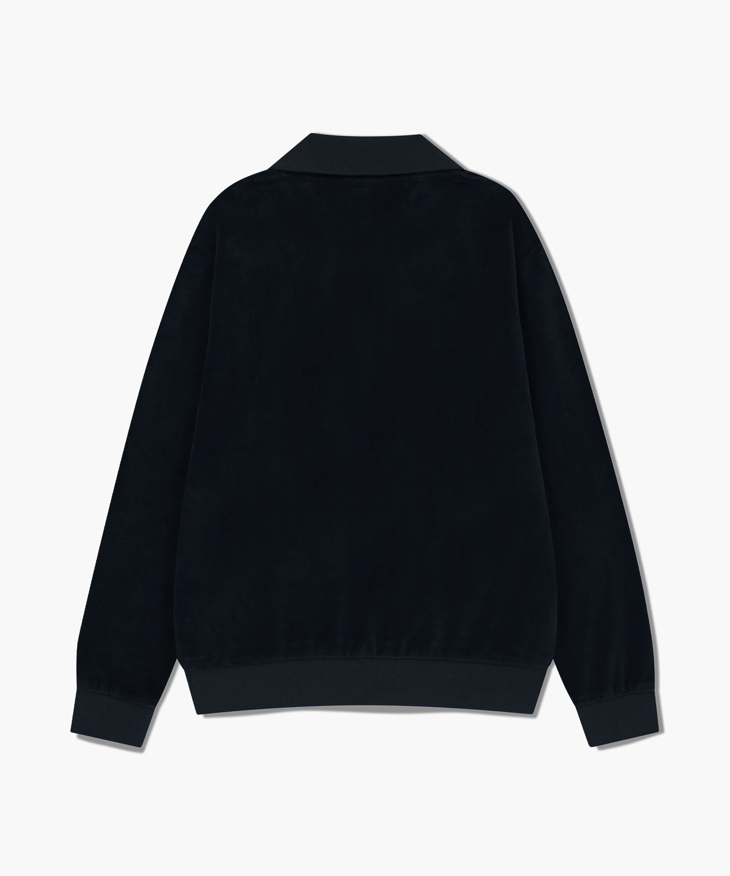 Marithe & Francois Girbaud - Classic Logo Collared Velour Sweatshirt (Navy) product image 7 | TRAB K-Fashion Australia