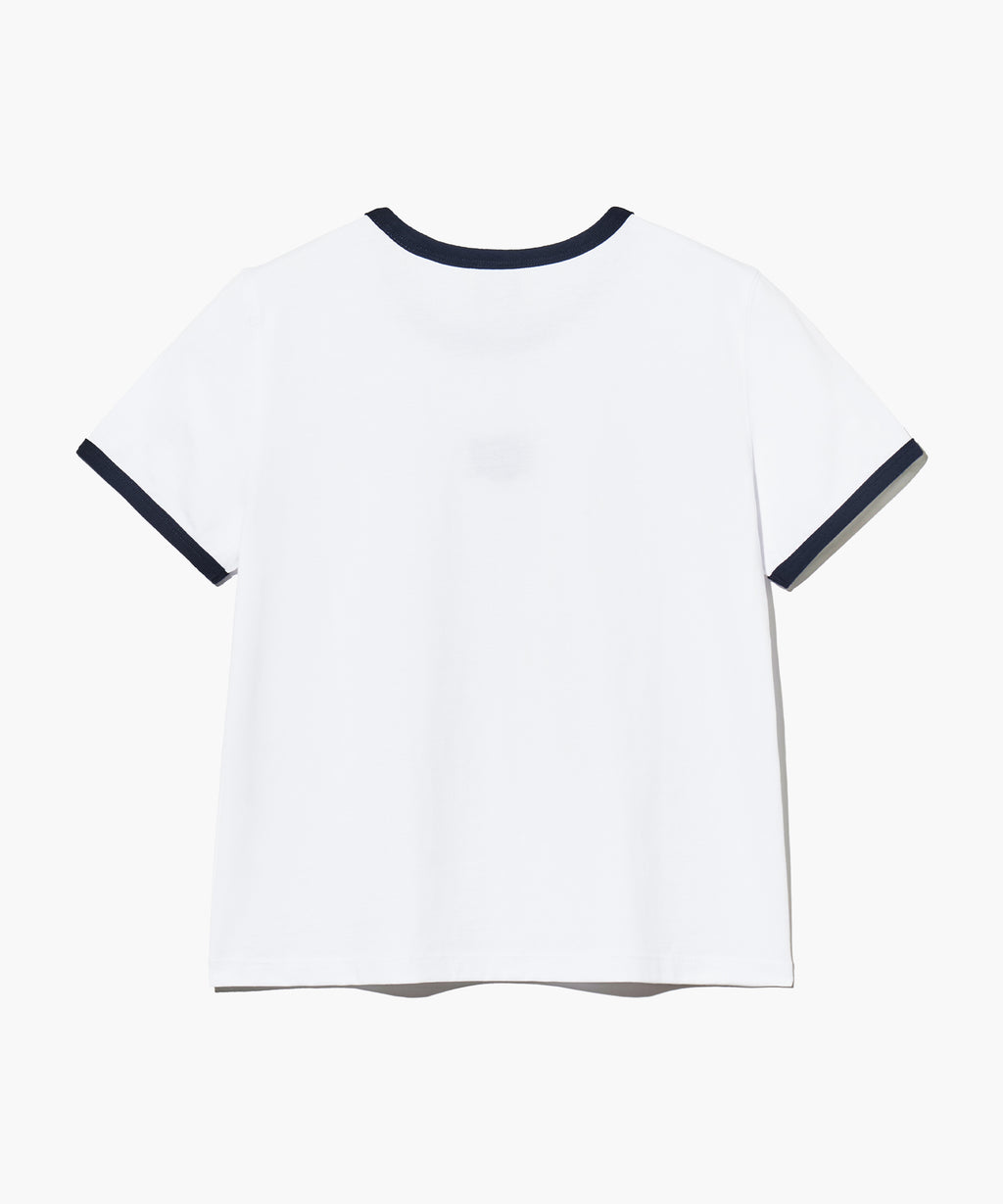 Marithe & Francois Girbaud - [Pre-order – Ships 15 Jul] Classic Logo Ringer Tee (White) product image 7 | TRAB K-Fashion Australia
