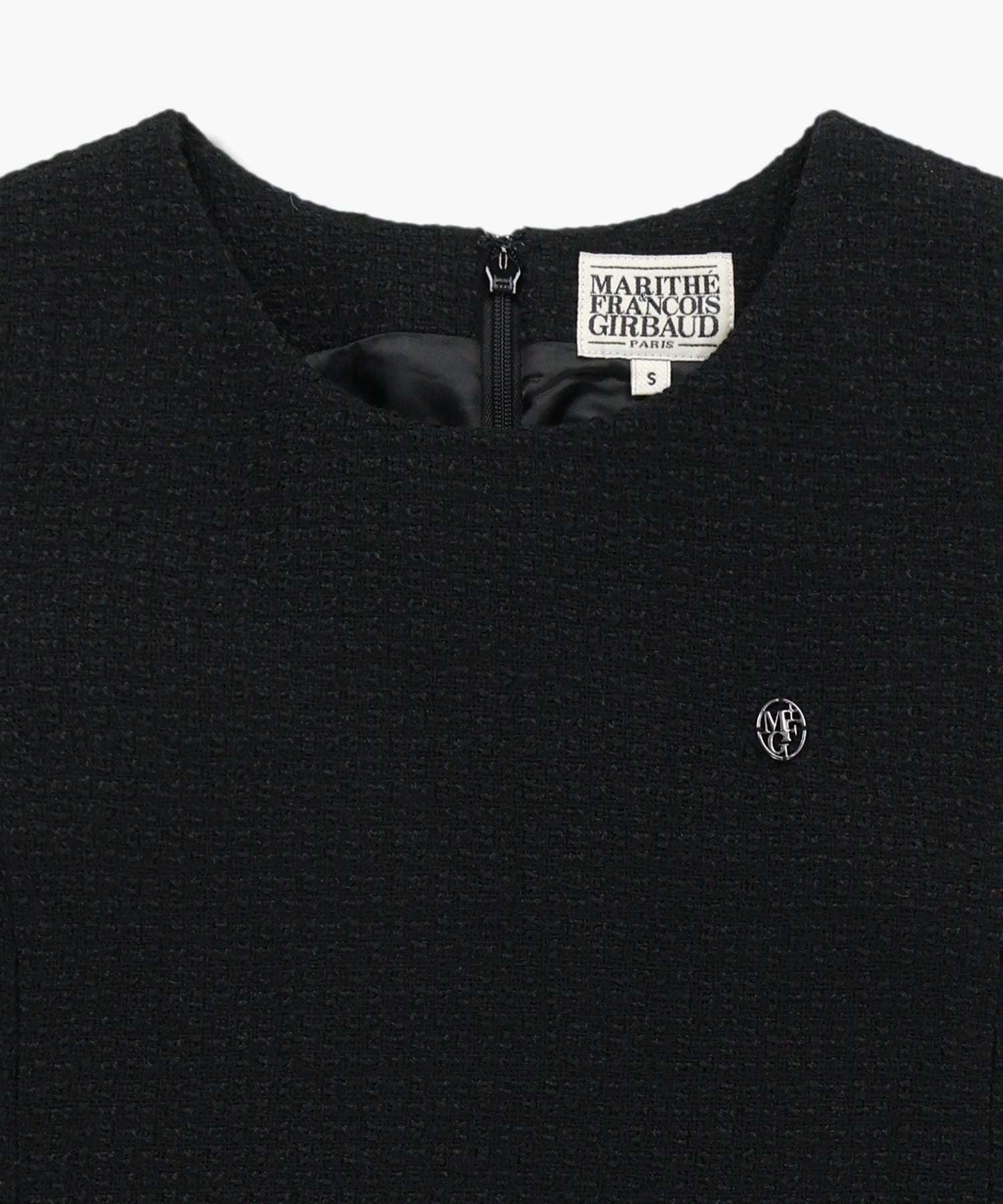 Marithe & Francois Girbaud - Tweed Sleeveless Dress (Black) product image 7 | TRAB K-Fashion Australia