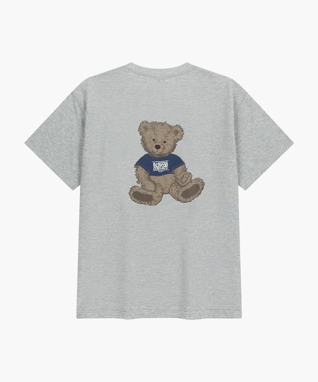 Marithe & Francois Girbaud - Doodle Bear Tee (Heather Gray) product image 7 | TRAB K-Fashion Australia