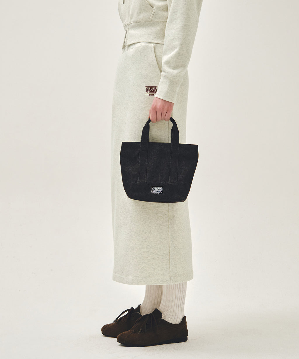 Marithe & Francois Girbaud - Classic Logo Canvas Tote Bag (Black) product image 7 | TRAB K-Fashion Australia