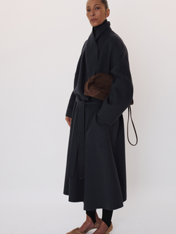 Recto - Handmade Robe Coat (Charcoal Grey) product image 1 | TRAB K-Fashion Australia