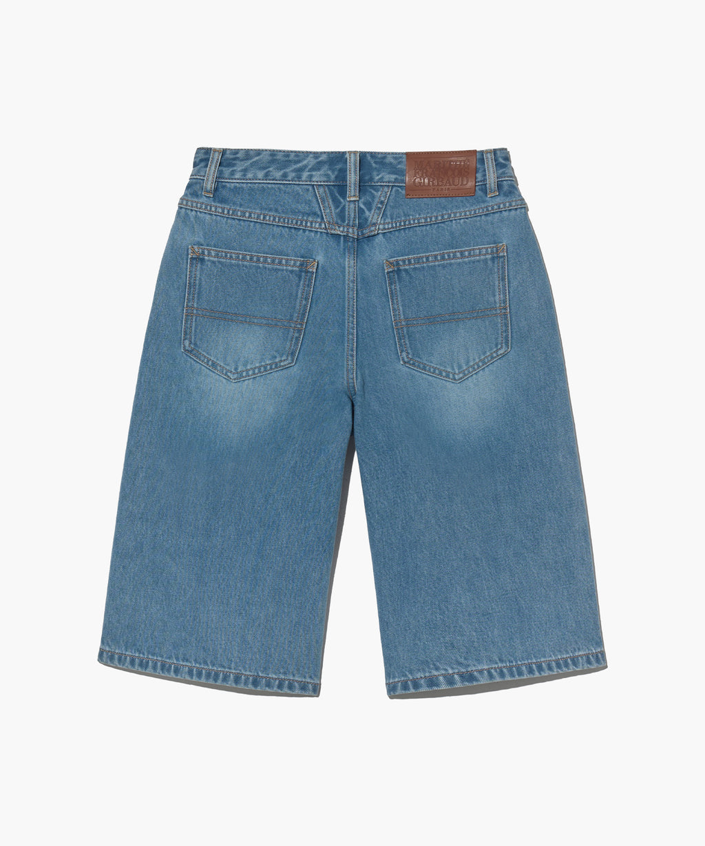 Marithe & Francois Girbaud - Long Bermuda Denim Pants (Light Blue) product image 7 | TRAB K-Fashion Australia