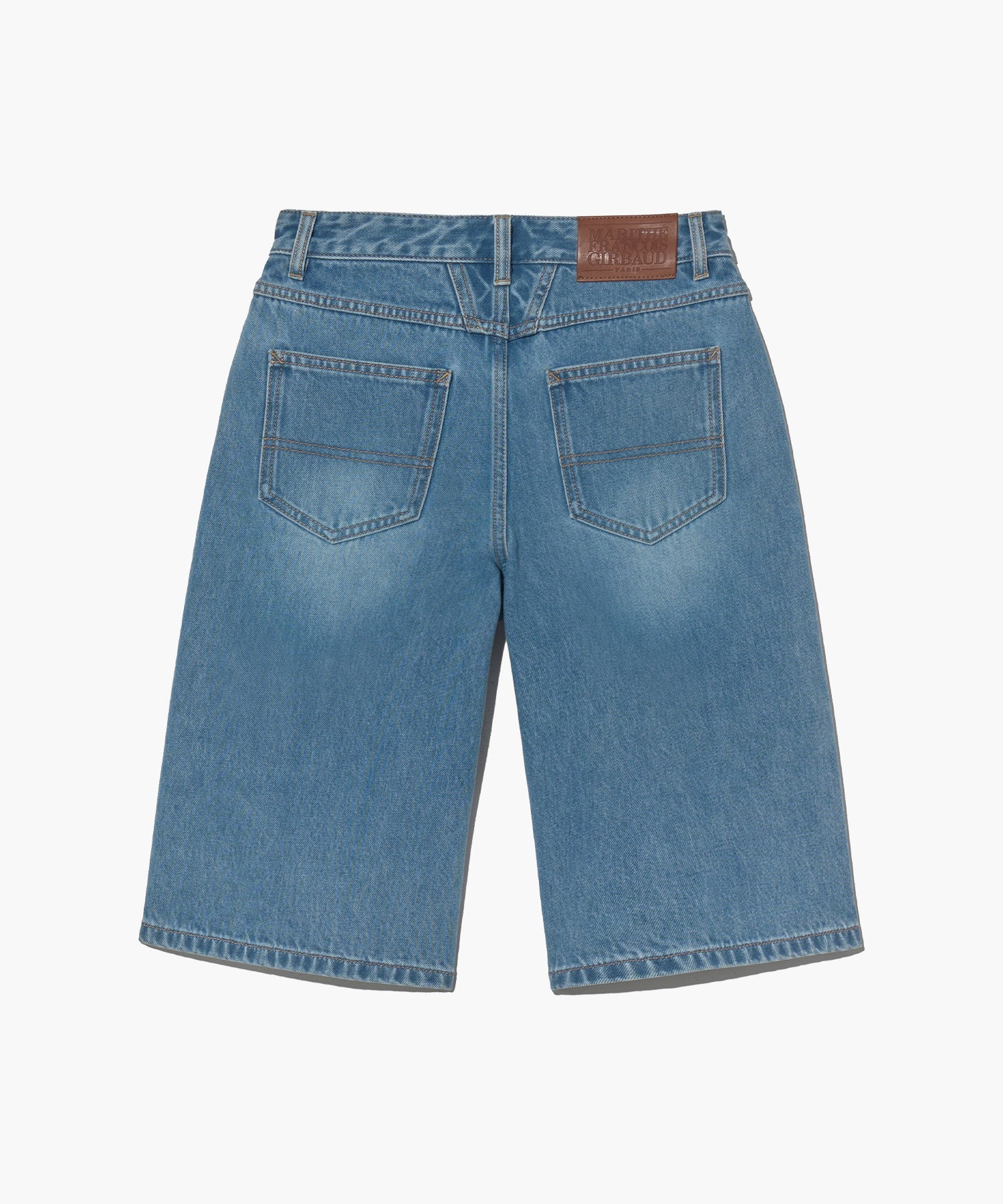 Marithe & Francois Girbaud - Long Bermuda Denim Pants (Light Blue) product image 7 | TRAB K-Fashion Australia