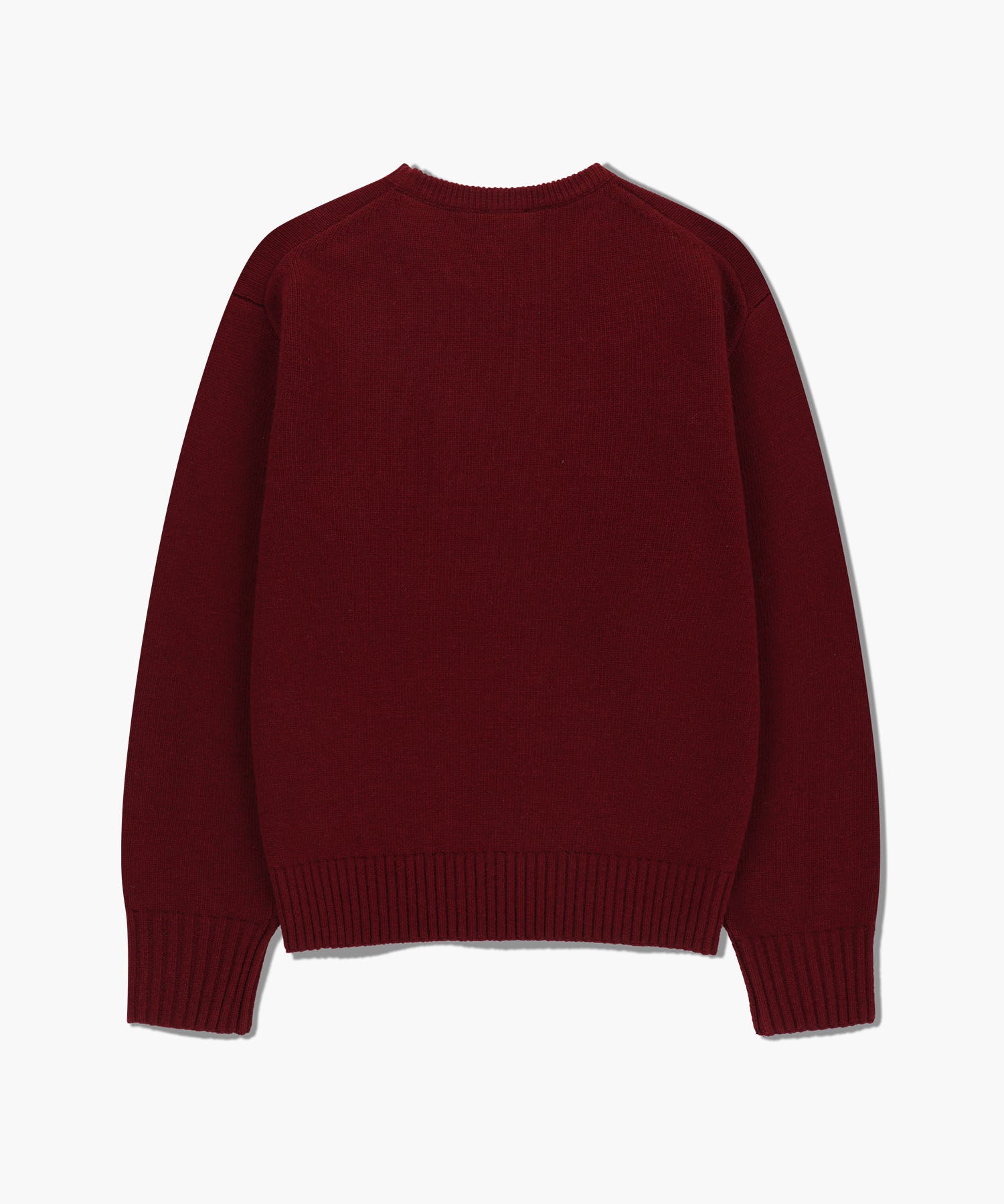 Marithe & Francois Girbaud - Applique Knit Pullover (Burgundy) product image 7 | TRAB K-Fashion Australia