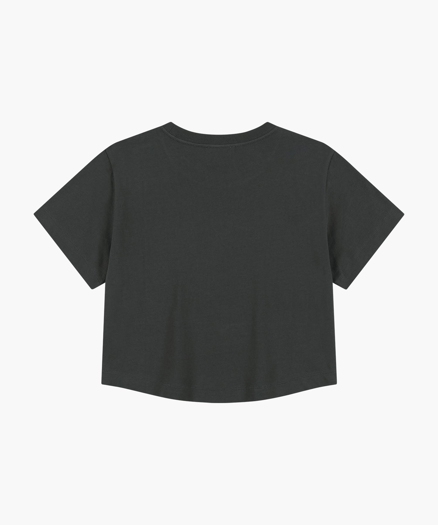 Marithe & Francois Girbaud - Silver Lettering Crop Tee (Charcoal) product image 7 | TRAB K-Fashion Australia