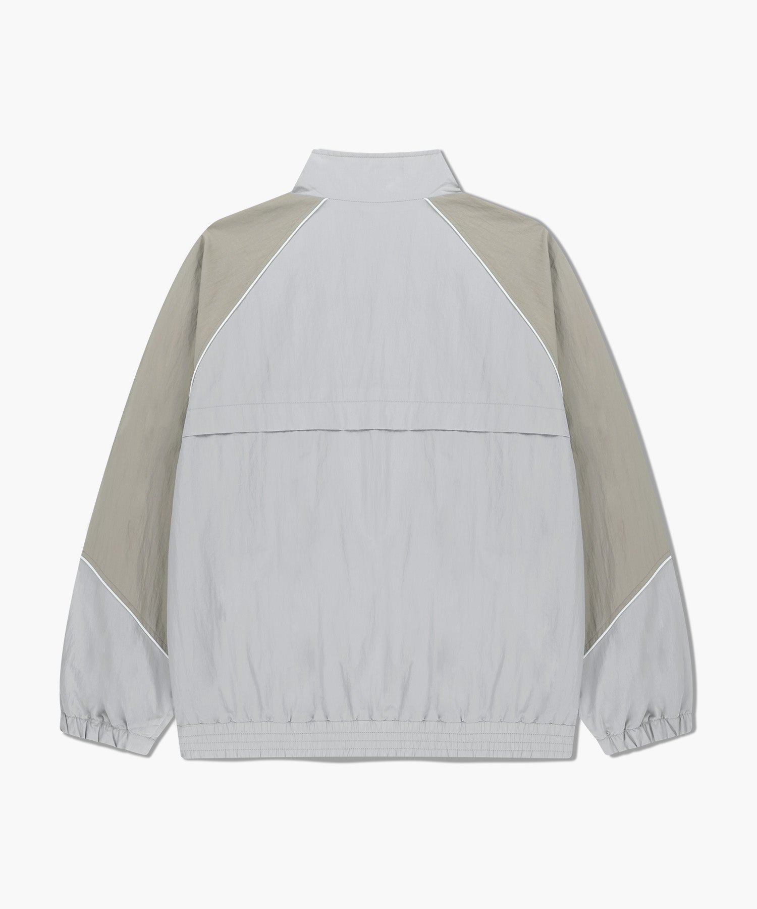 Marithe & Francois Girbaud - Color-block Highneck Windbreaker (Light Gray) product image 10 | TRAB K-Fashion Australia