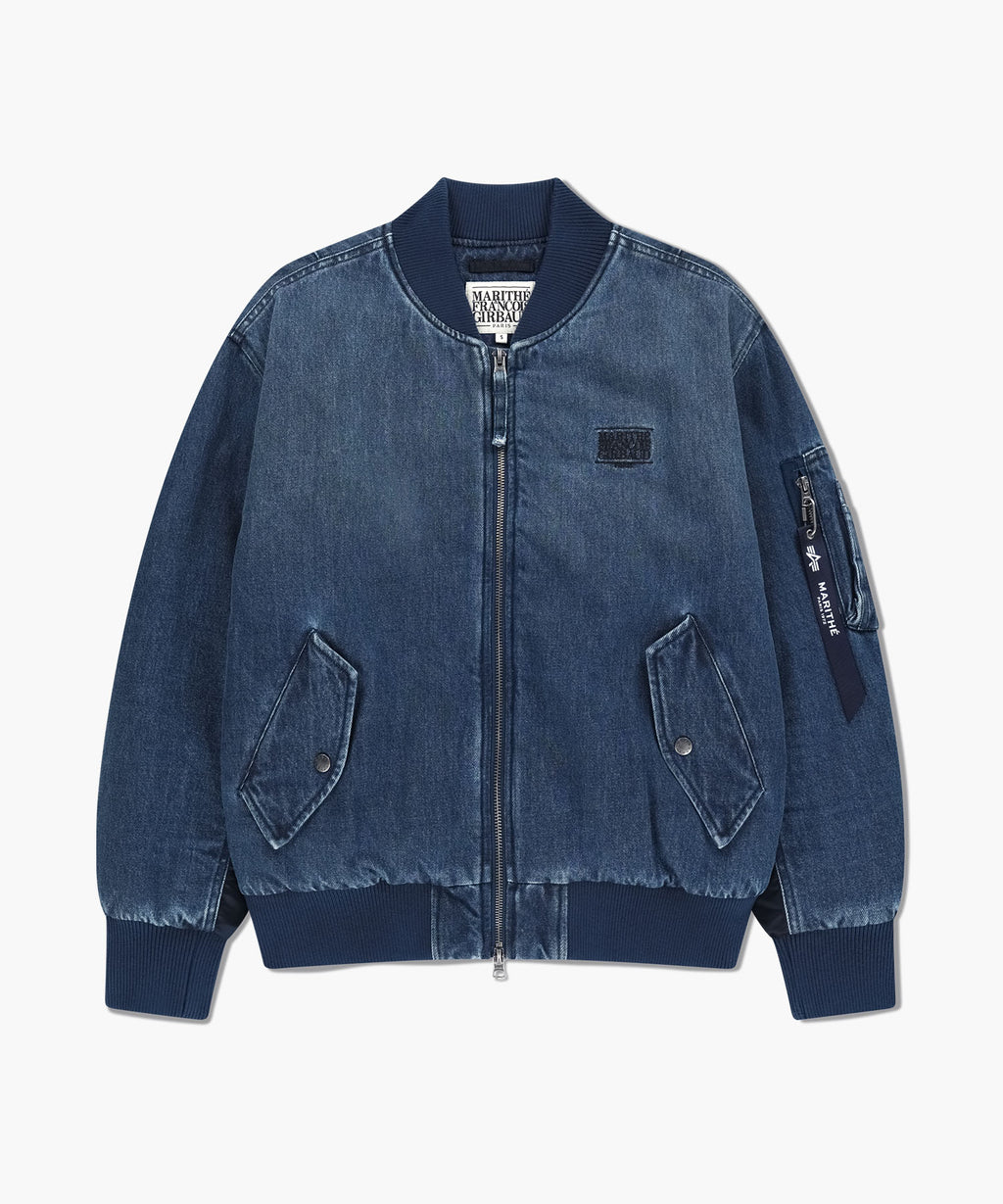 Marithe & Francois Girbaud - Marithe X Alpha Industries Ma-1 Jumper (Blue) product image 7 | TRAB K-Fashion Australia