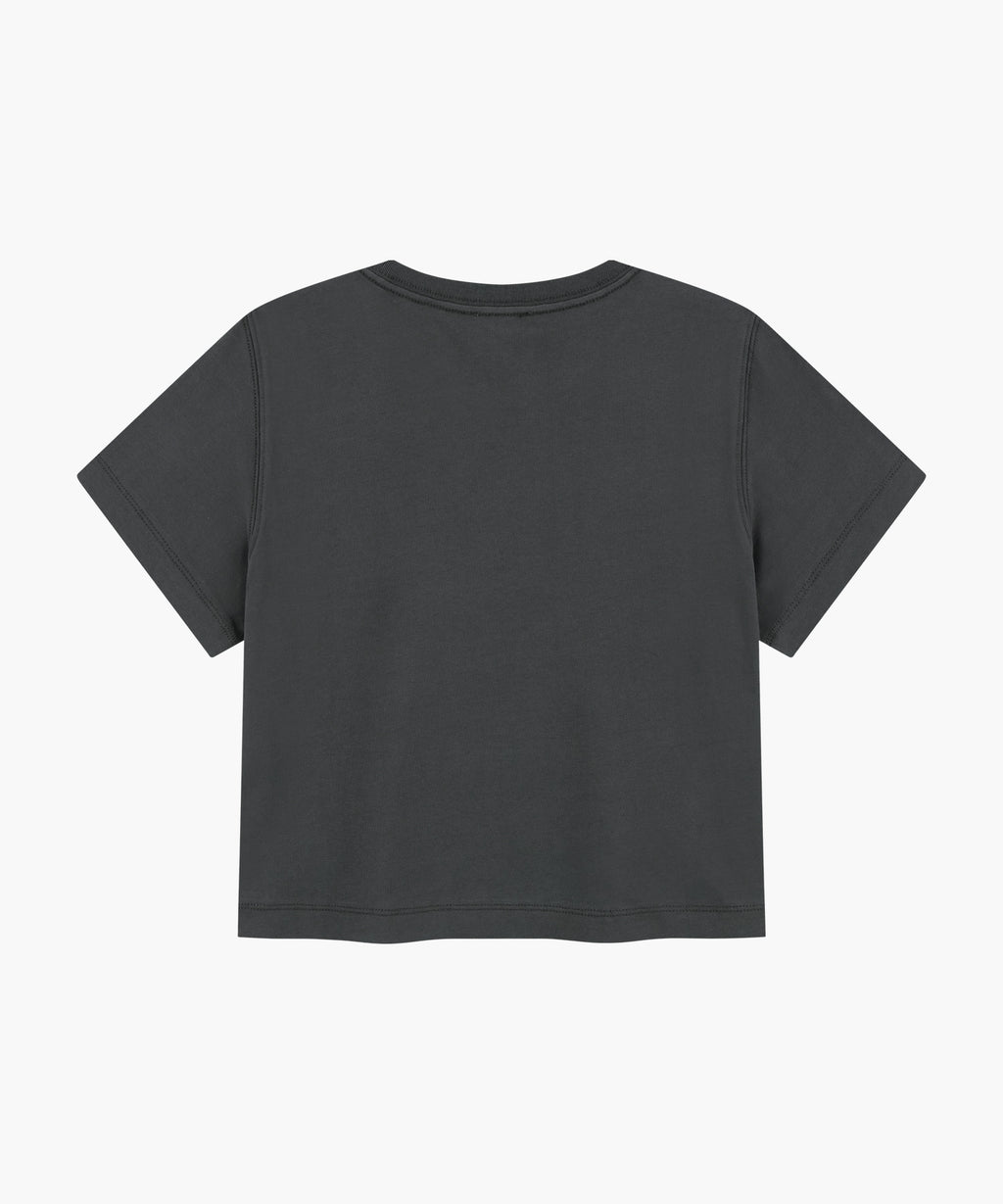 Marithe & Francois Girbaud - Classic Logo Crop Tee (Charcoal) product image 7 | TRAB K-Fashion Australia