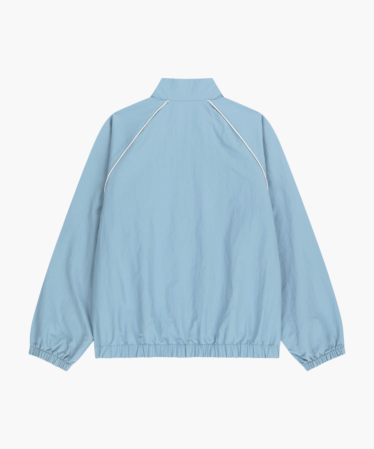Marithe & Francois Girbaud - Classic Logo High Neck Wind Jacket (Ash Blue) product image 10 | TRAB K-Fashion Australia