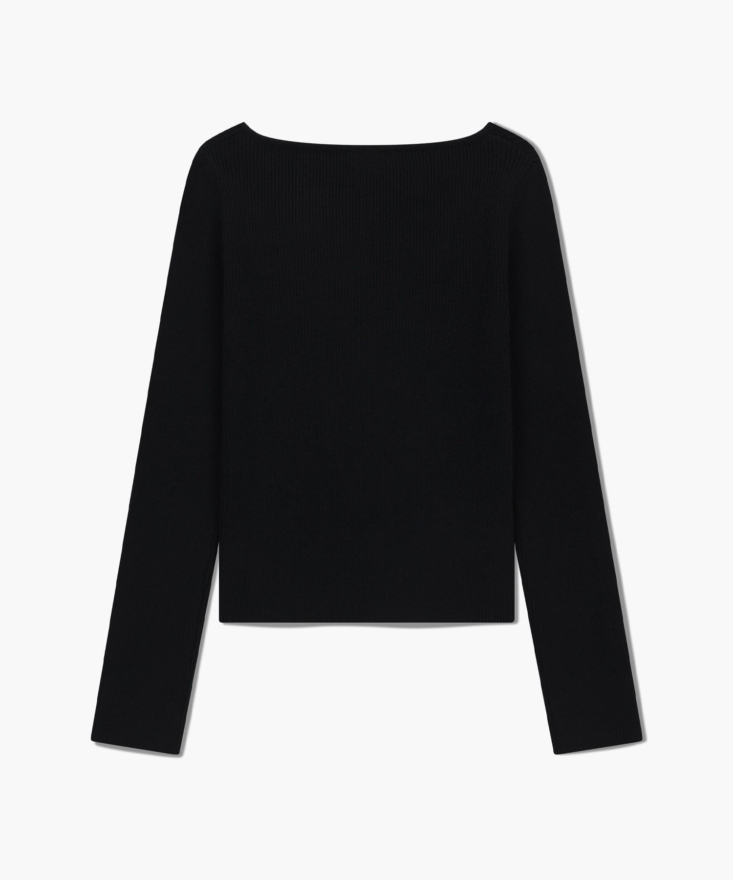 Marithe & Francois Girbaud - Circle Logo Neck Point Knit (Black) product image 7 | TRAB K-Fashion Australia