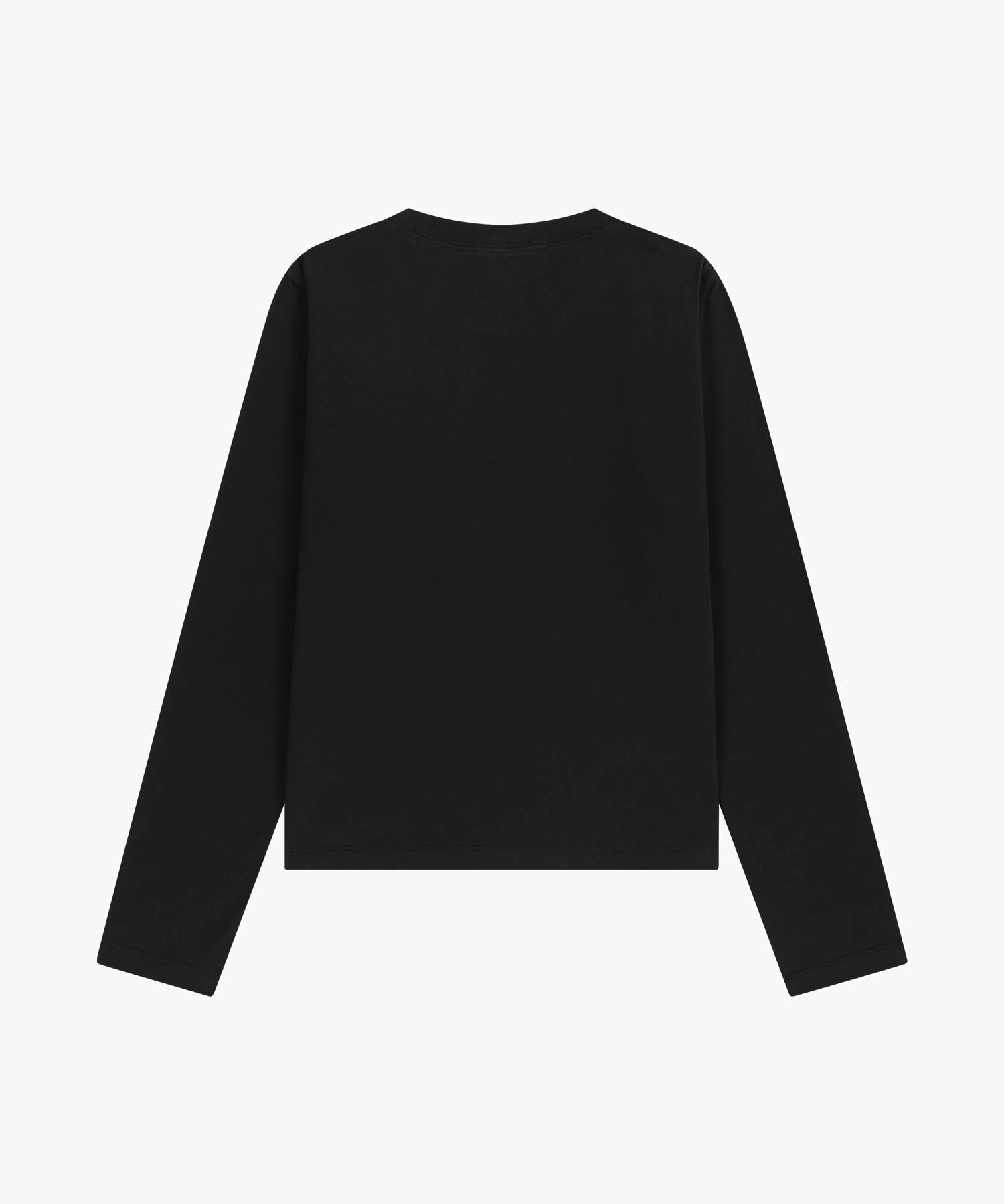 Marithe & Francois Girbaud - Regular Logo Long Sleeve Tee (Black) product image 7 | TRAB K-Fashion Australia