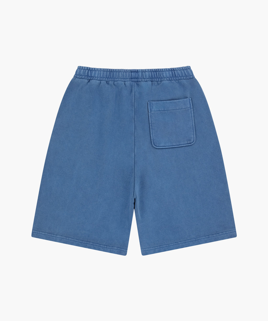 Marithe & Francois Girbaud - Outline Classic Logo Dyeing Bermuda Sweat Shorts (Blue) product image 7 | TRAB K-Fashion Australia