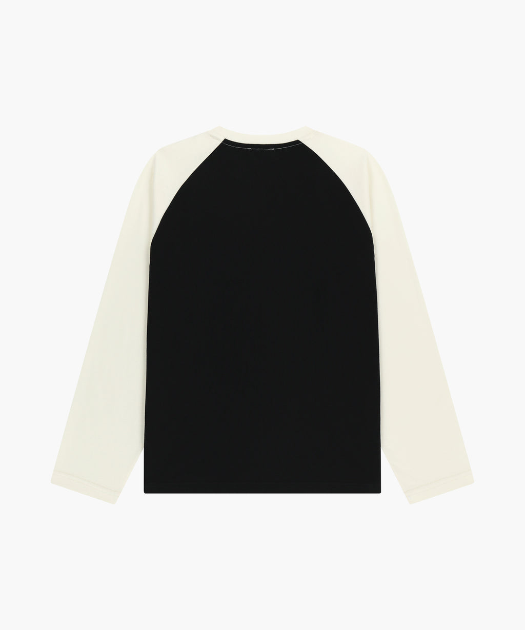 Marithe & Francois Girbaud - Sleeve Contrast Long Sleeve Tee (Ivory) product image 7 | TRAB K-Fashion Australia