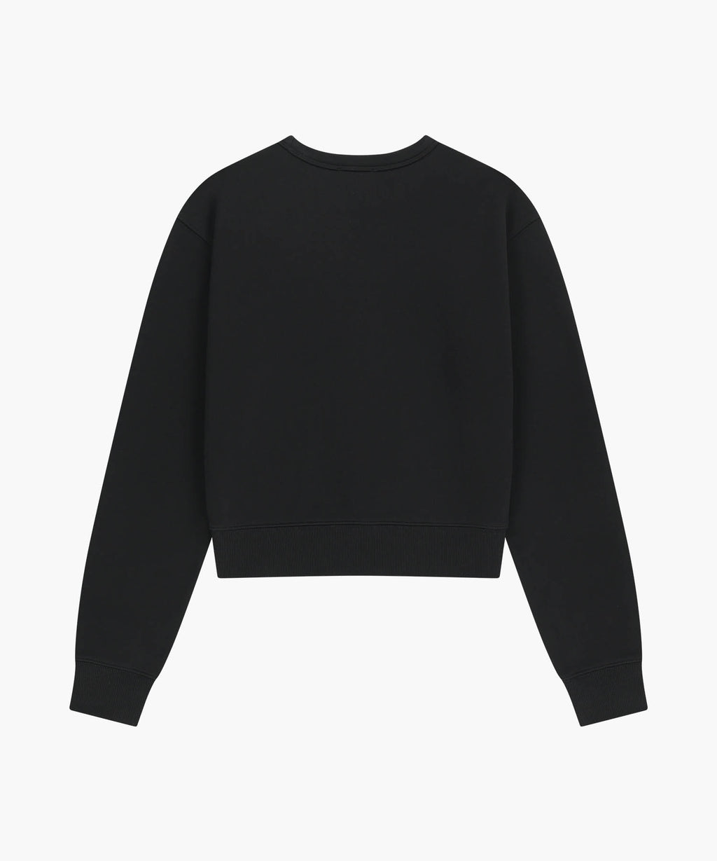 Marithe & Francois Girbaud - Basic Crop Sweatshirt (Black) product image 7 | TRAB K-Fashion Australia