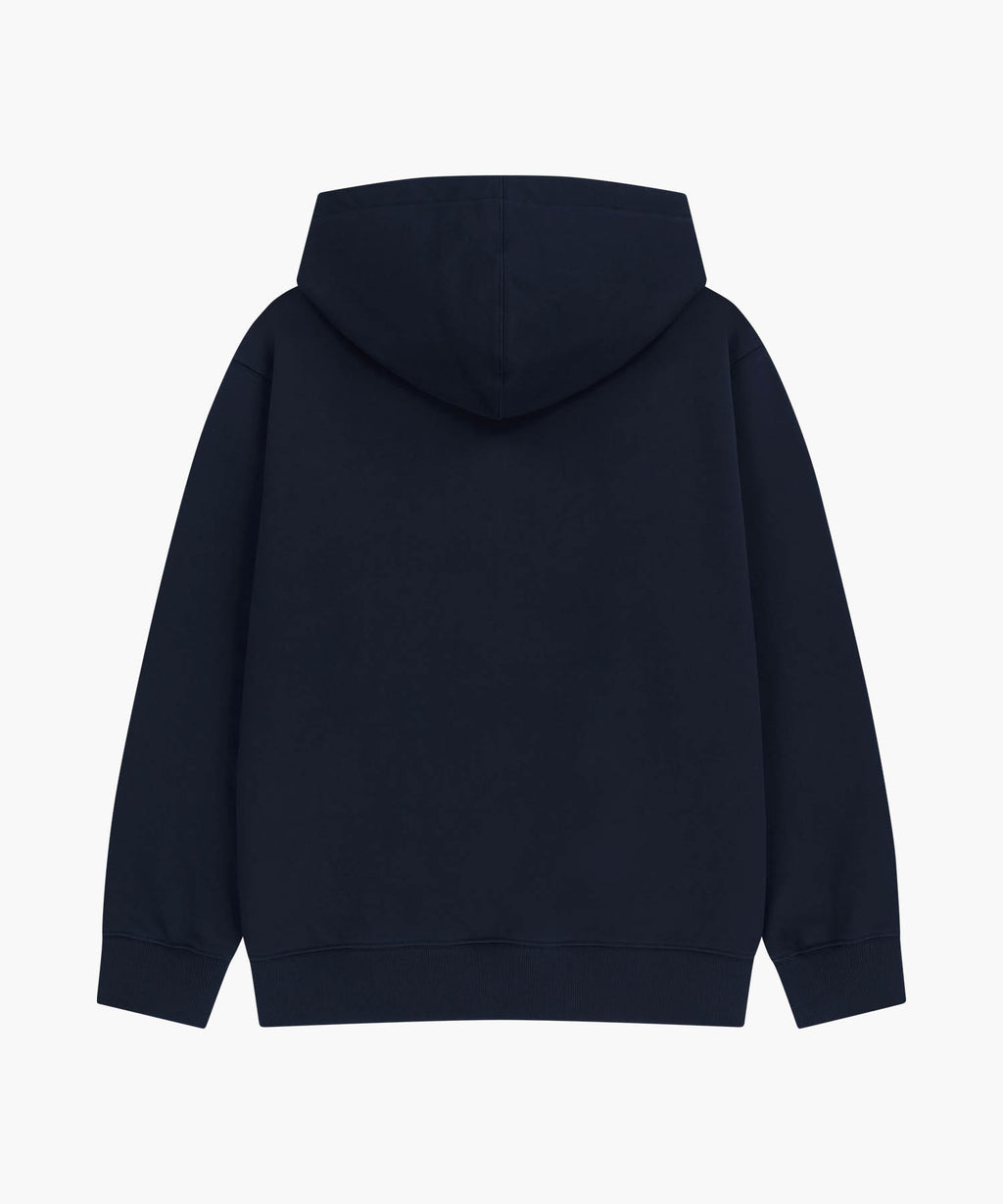 Marithe & Francois Girbaud - Classic Logo Embroidery Hoodie (Navy) product image 7 | TRAB K-Fashion Australia