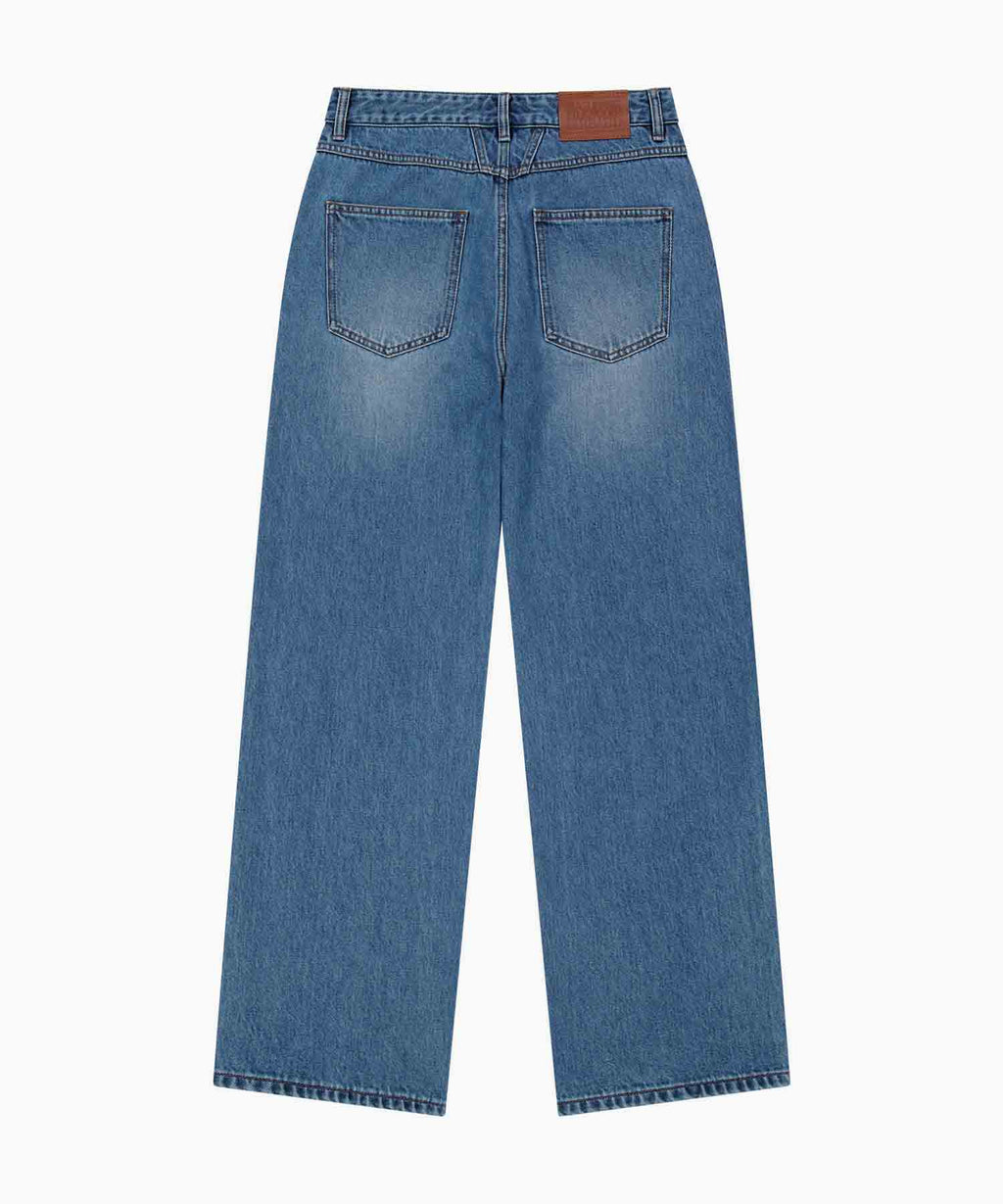 Marithe & Francois Girbaud - New M High Straight Denim Pants (Blue) product image 7 | TRAB K-Fashion Australia