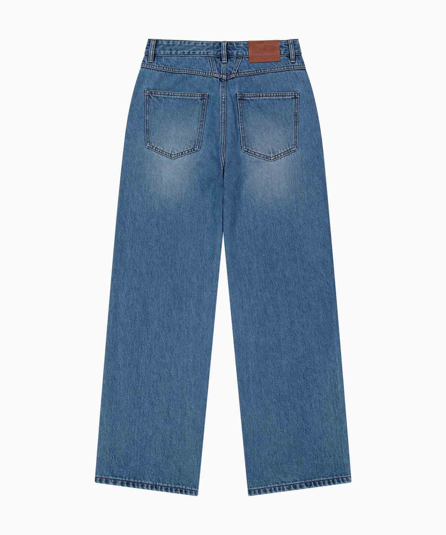 Marithe & Francois Girbaud - New M High Straight Denim Pants (Blue) product image 7 | TRAB K-Fashion Australia