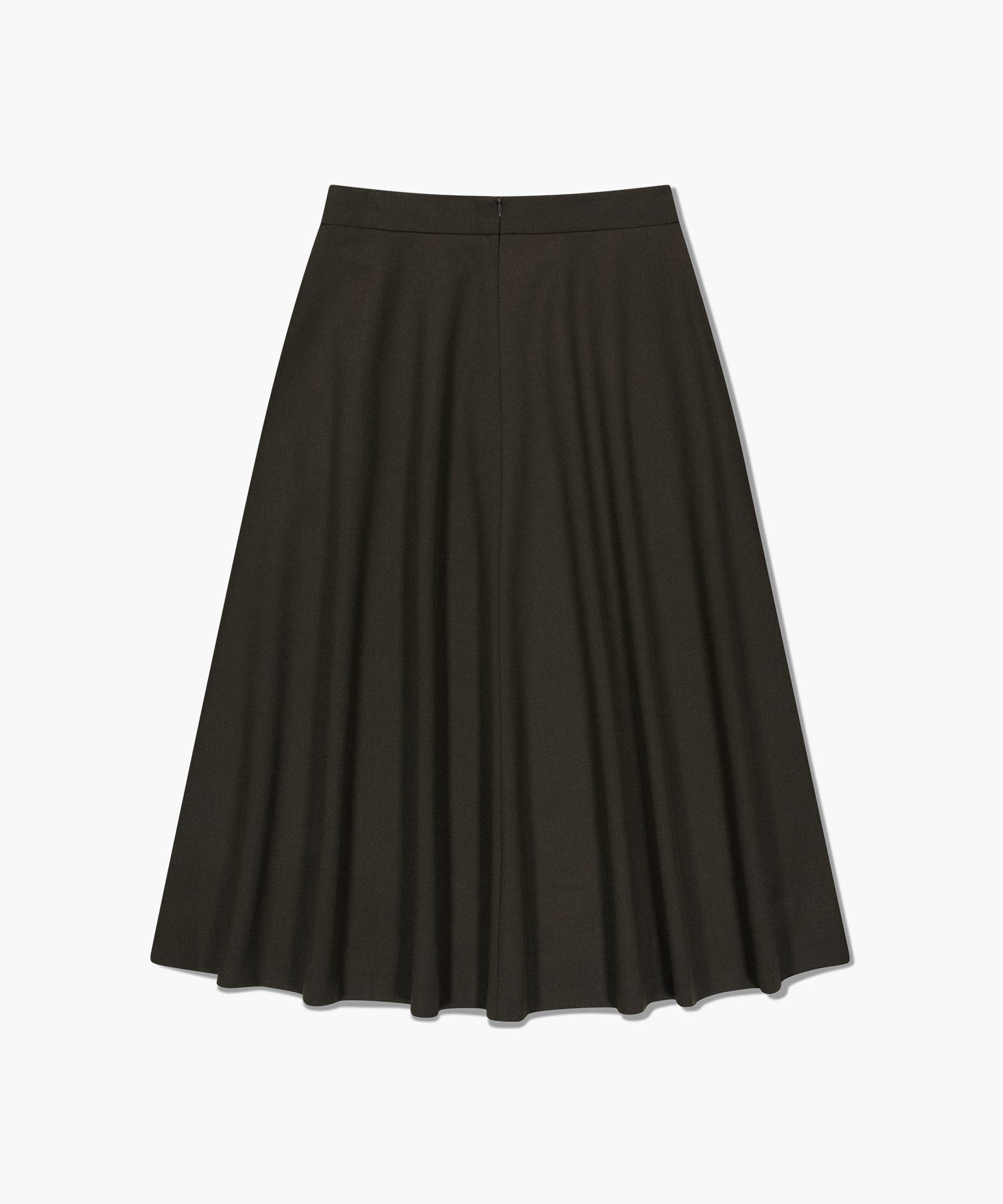Marithe & Francois Girbaud - Long Flare Skirt (Brown) product image 7 | TRAB K-Fashion Australia