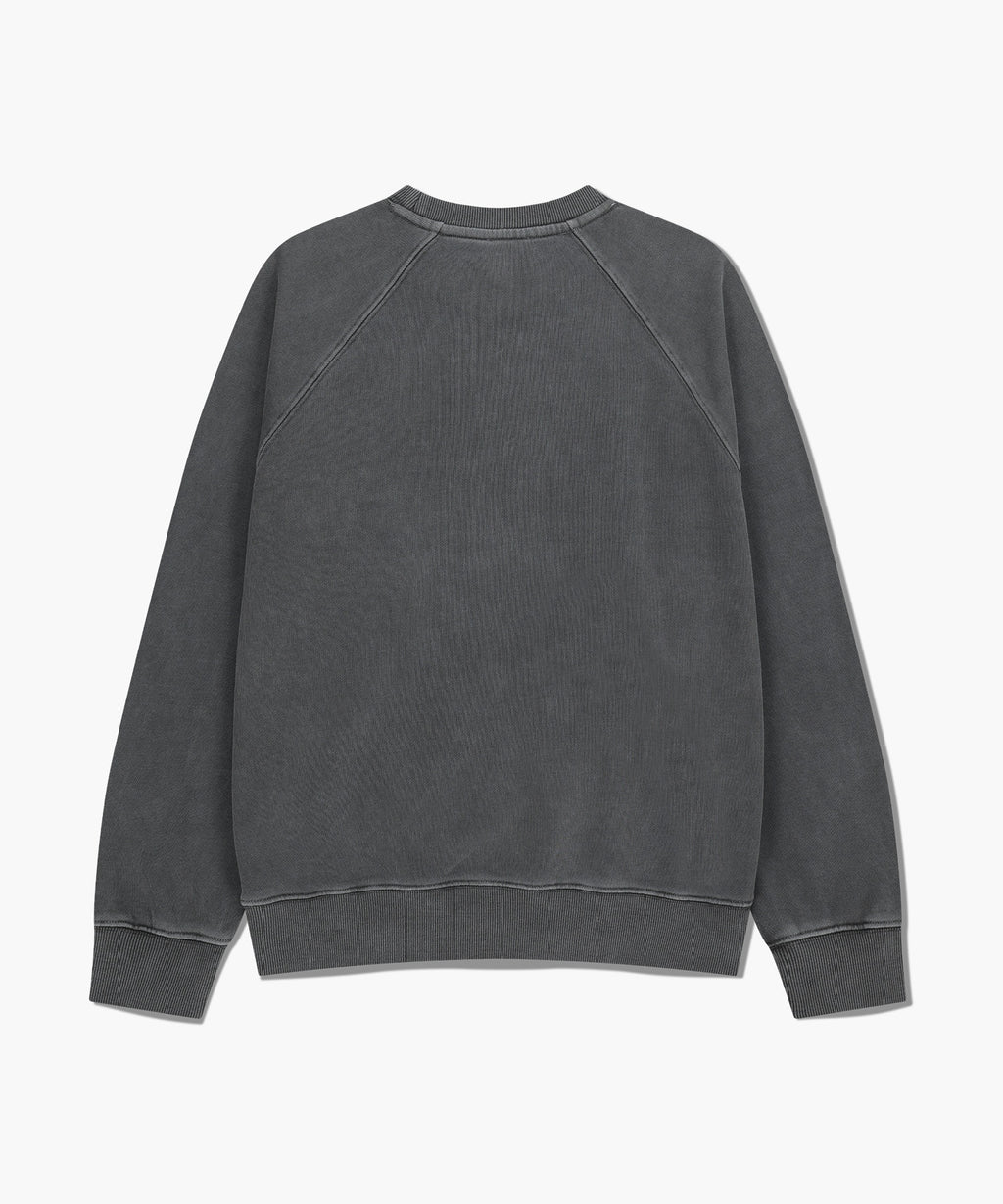 Marithe & Francois Girbaud - Garment Dyed Oversized Sweatshirt (Charcoal) product image 7 | TRAB K-Fashion Australia