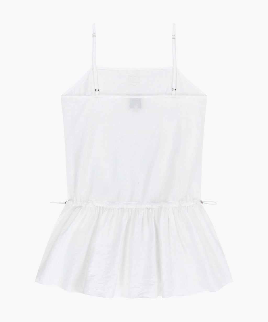 Marithe & Francois Girbaud - Shirring Sleeveless Dress (White) product image 7 | TRAB K-Fashion Australia