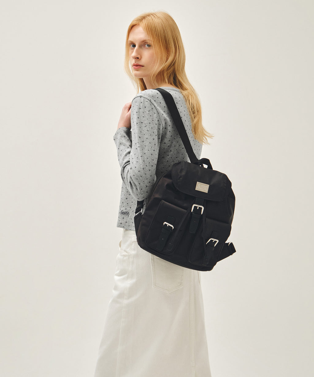 Marithe & Francois Girbaud - Classic Logo Small Backpack (Black) product image 7 | TRAB K-Fashion Australia