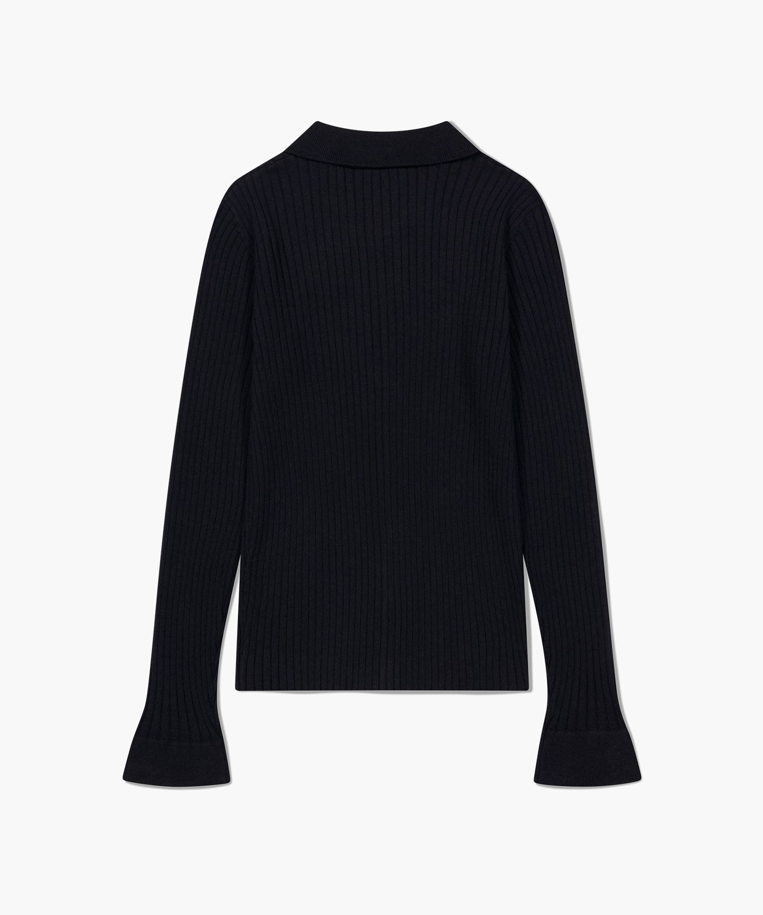 Marithe & Francois Girbaud - Slim Fit Collar Cardigan (Black) product image 7 | TRAB K-Fashion Australia