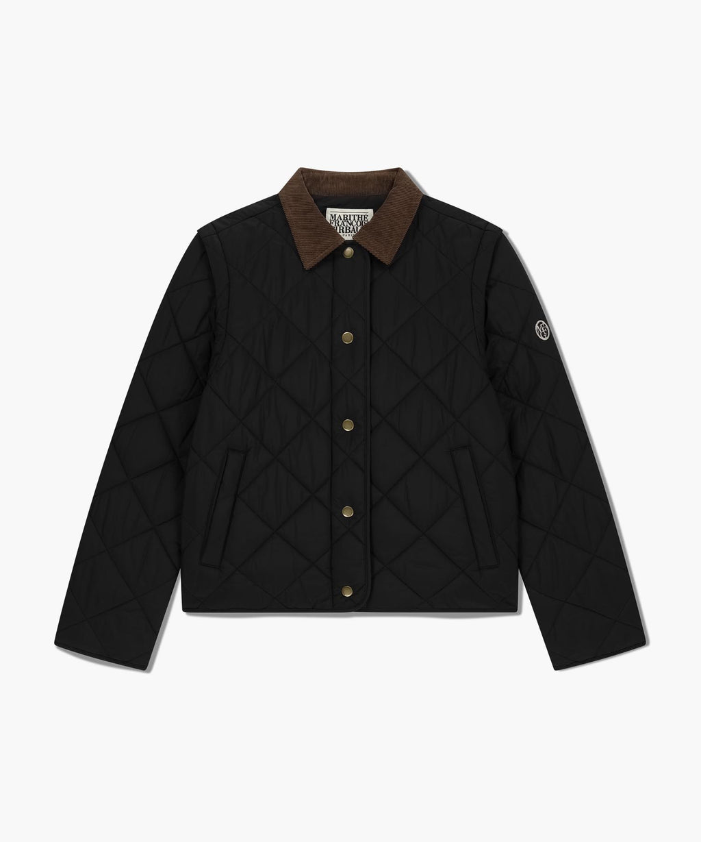 Marithe & Francois Girbaud - Detachable Quilting Jacket (Black) product image 7 | TRAB K-Fashion Australia