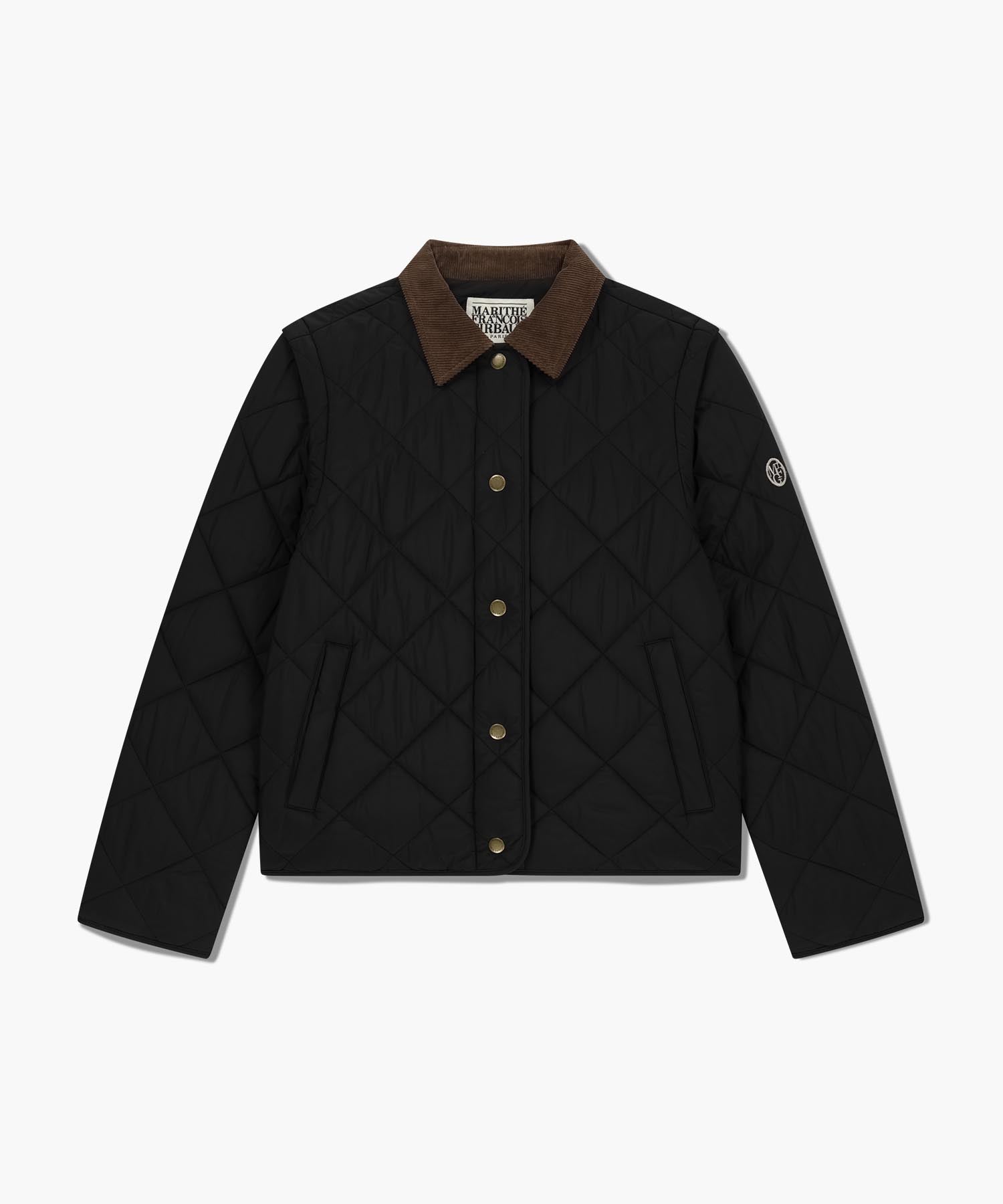 Marithe & Francois Girbaud - Detachable Quilting Jacket (Black) product image 7 | TRAB K-Fashion Australia