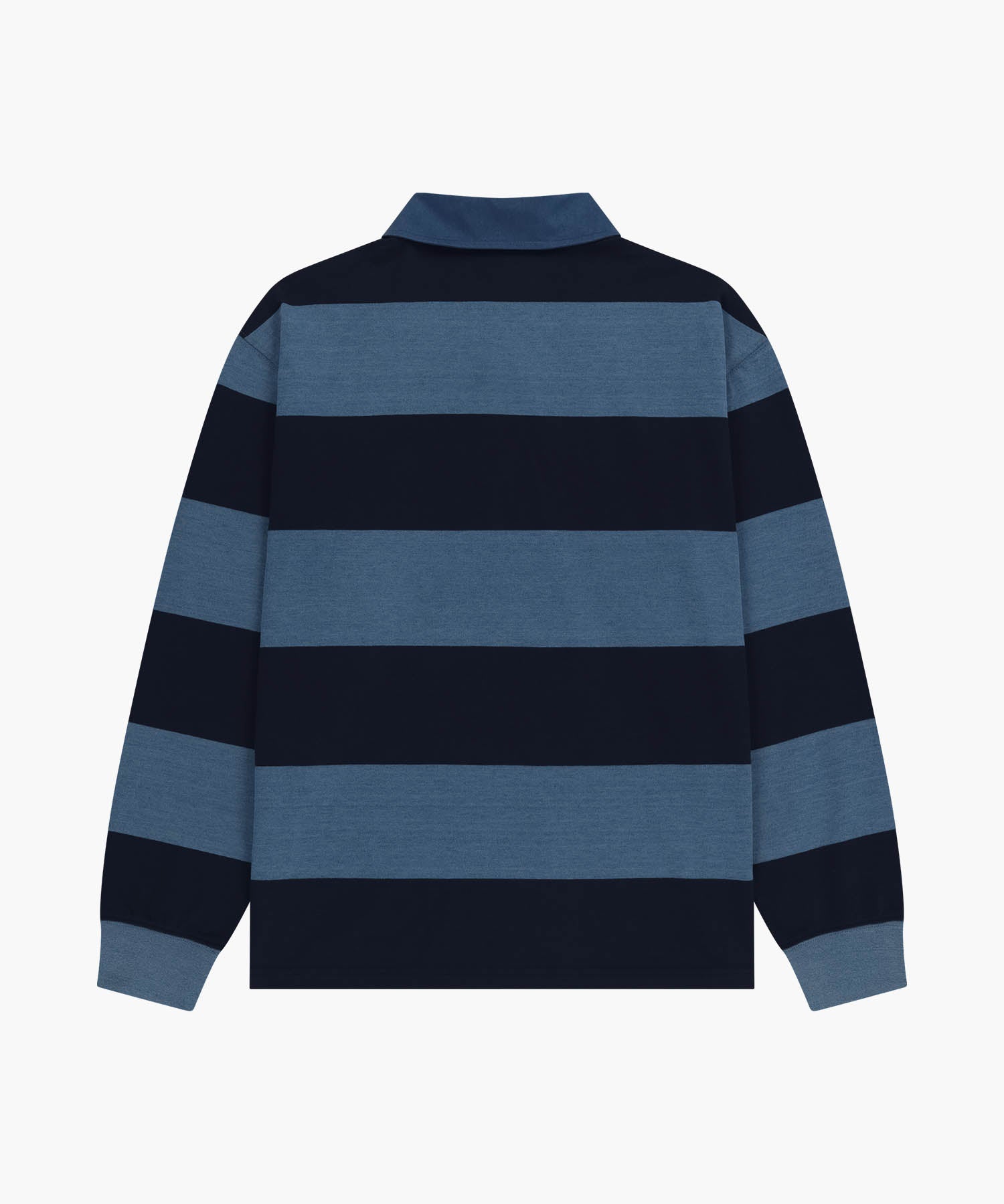 Marithe & Francois Girbaud - Washed Denim Collar Long Sleeve Tee (Blue) product image 7 | TRAB K-Fashion Australia