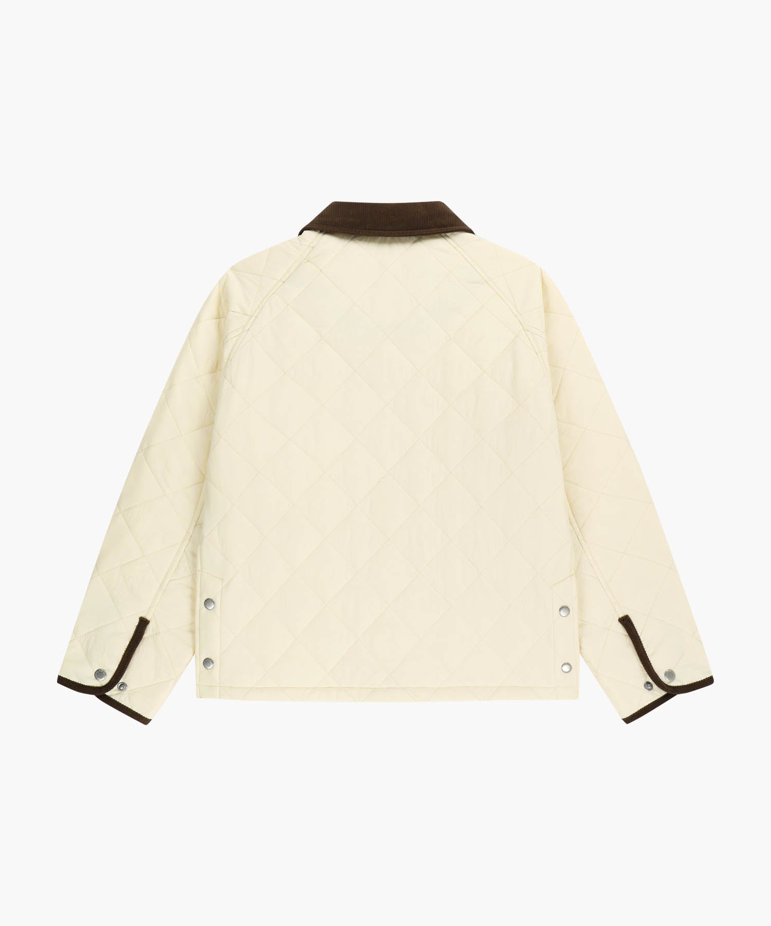 Marithe & Francois Girbaud - Corduroy Collar Quilted Jacket (Ivory) product image 7 | TRAB K-Fashion Australia