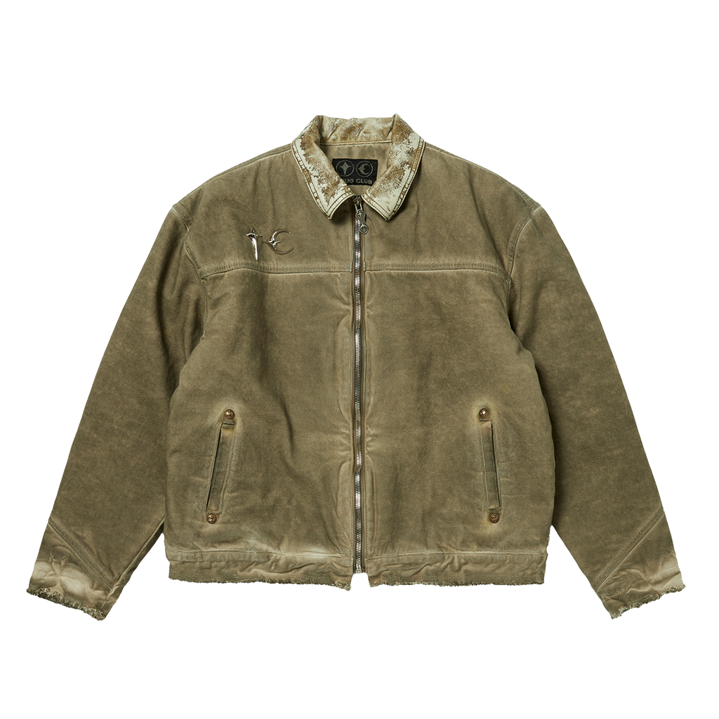 Thug Club - TC Washed Work Jacket (Beige) product image 1 | TRAB K-Fashion Australia