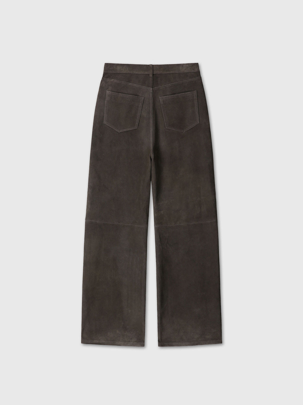 Tonywack - Wide-Leg Split Suede Pants (Mocha Brown) product image 10 | TRAB K-Fashion Australia