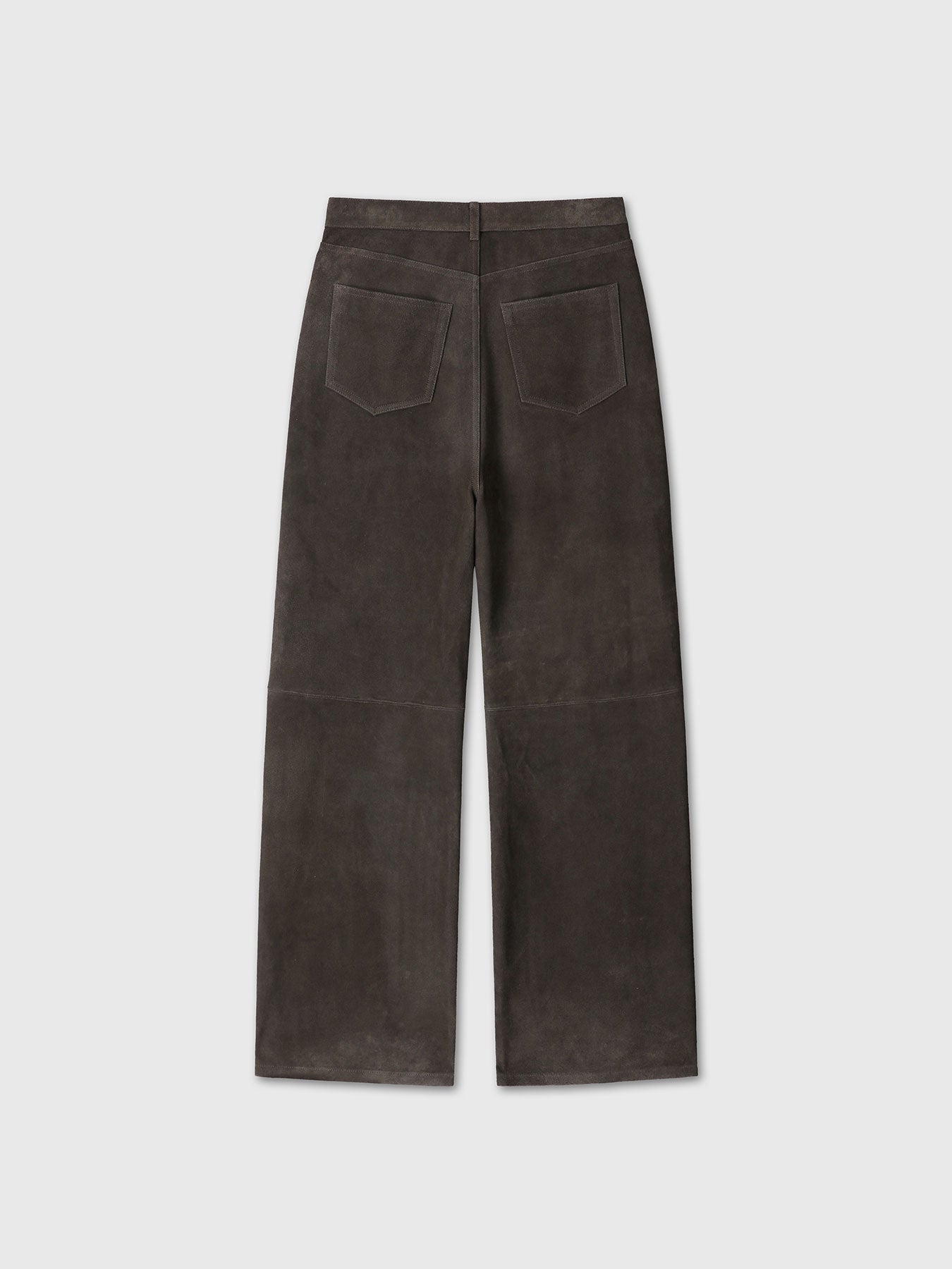 Tonywack - Wide-Leg Split Suede Pants (Mocha Brown) product image 10 | TRAB K-Fashion Australia