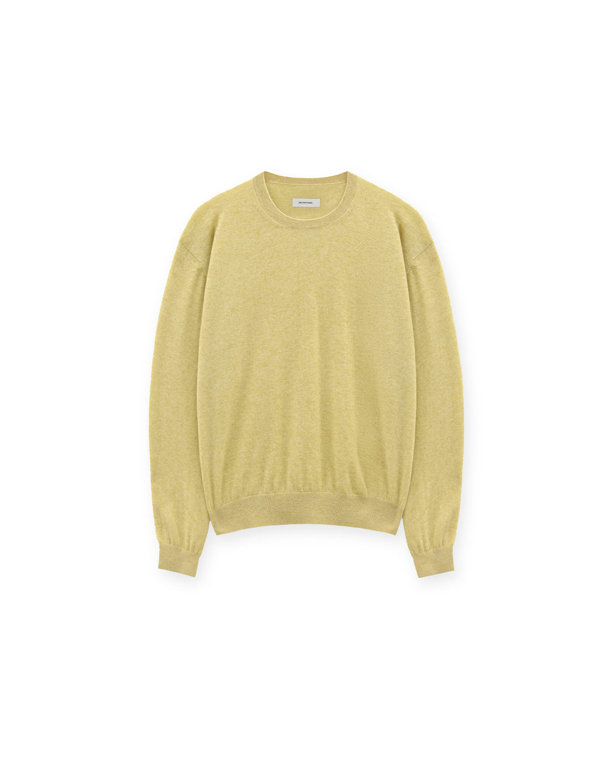 Brownyard - Super Light Cashmere Sweater (Light Yellow) product image 4 | TRAB K-Fashion Australia