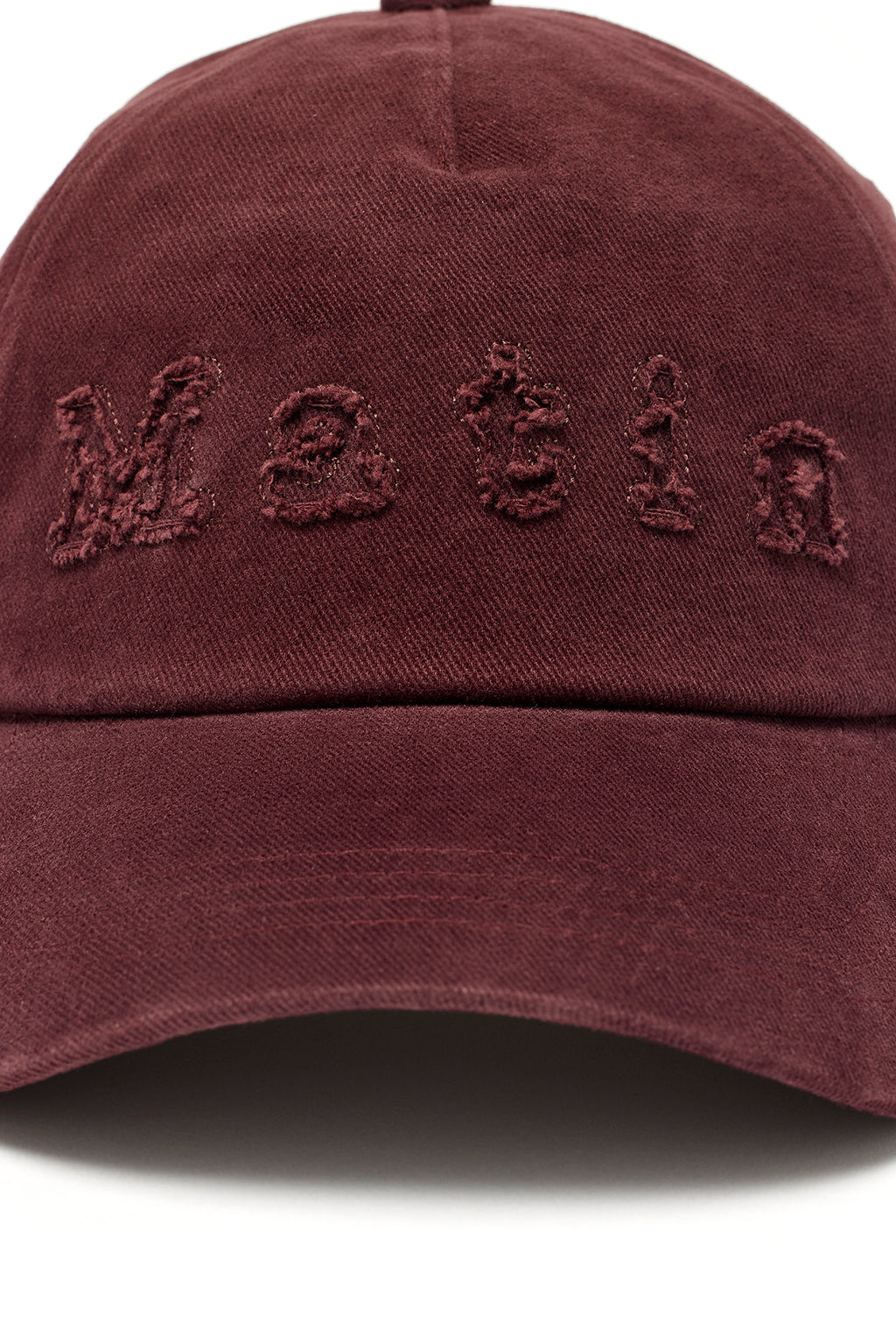 Matin Kim - Matin Reverse Logo Ball Cap (Burgundy) product image 4 | TRAB K-Fashion Australia