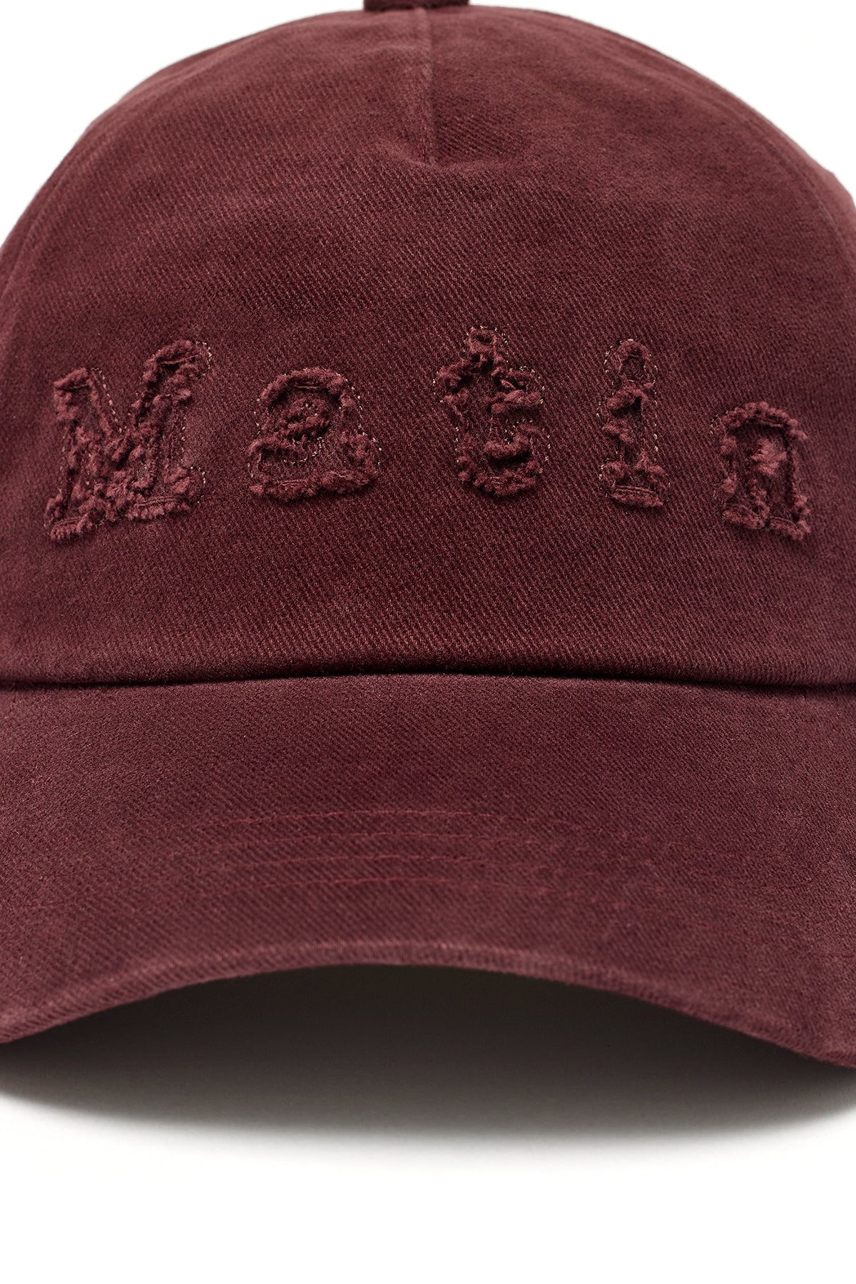 Matin Kim - Matin Reverse Logo Ball Cap (Burgundy) product image 4 | TRAB K-Fashion Australia