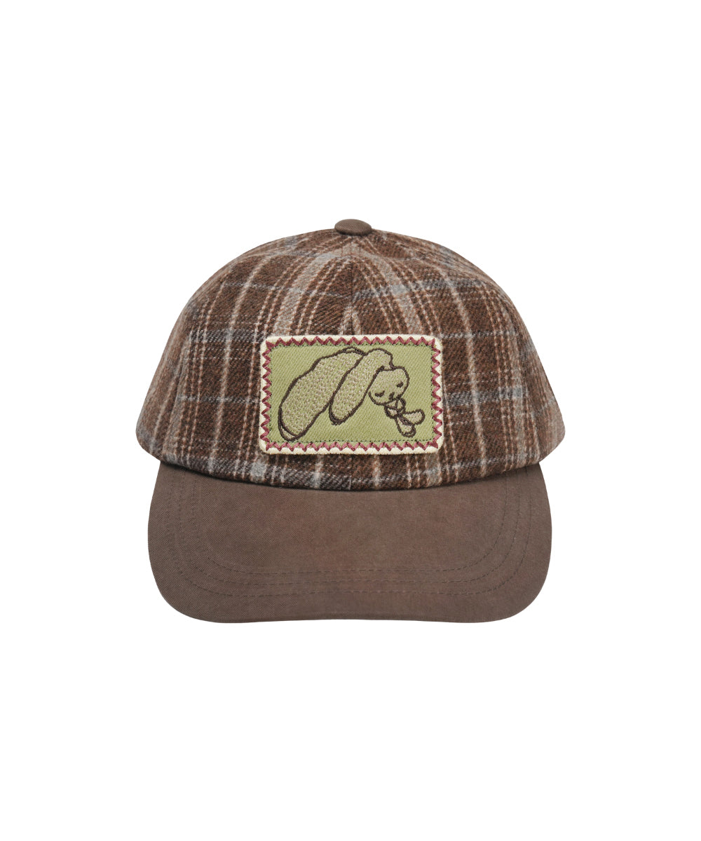 Coyseio - Teji Bunny Emblem Cap (Brown) product image 9 | TRAB K-Fashion Australia