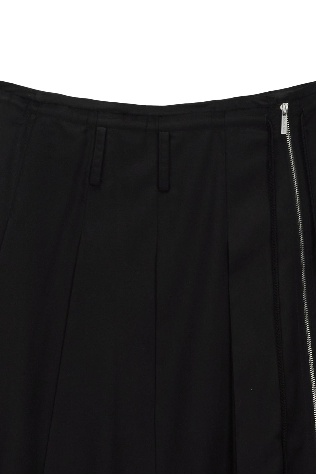 Matin Kim - String Point Layered Pleats Skirt (Black) product image 3 | TRAB K-Fashion Australia