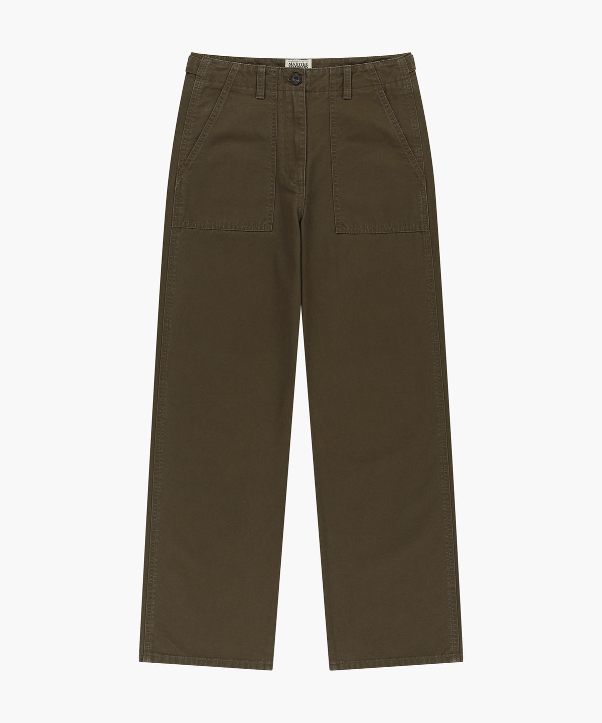 Marithe & Francois Girbaud - Cotton Work Pants (Brown) product image 5 | TRAB K-Fashion Australia