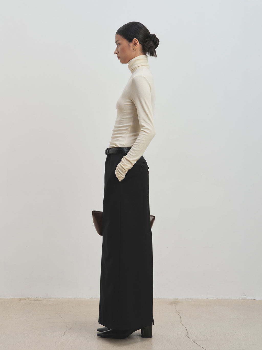 Tonywack - Slim-Fit Turtleneck (Ivory) product image 2 | TRAB K-Fashion Australia