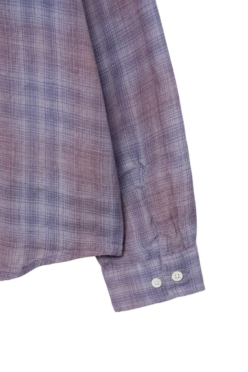 Hatchingroom - Museum Shirt Linen Check (Purple) product image 4 | TRAB K-Fashion Australia