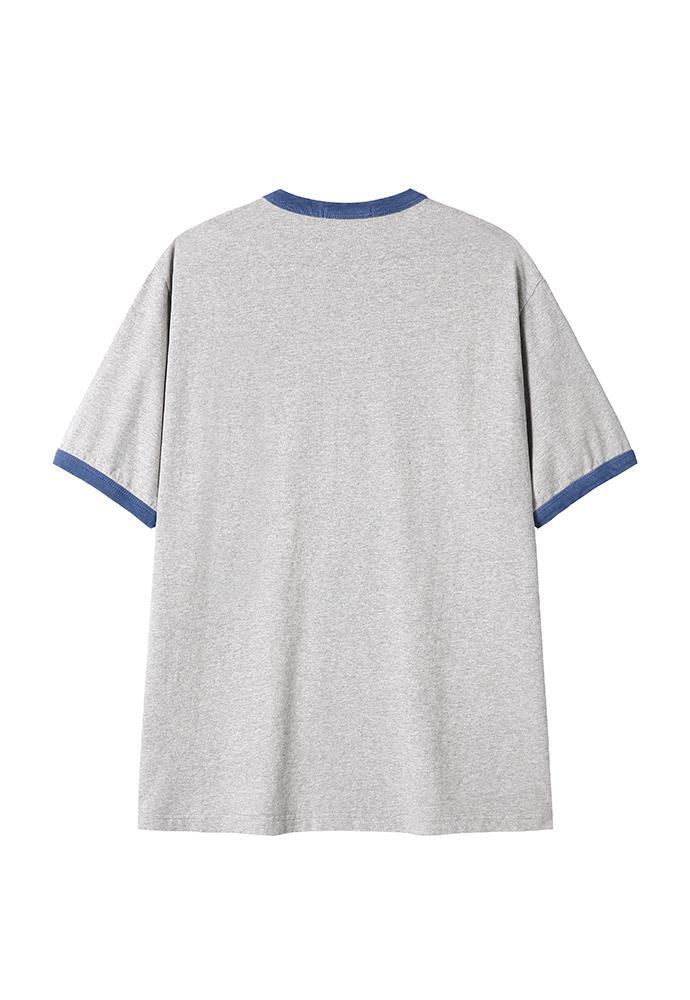 Art if acts - Ringer Tee (Grey/Blue) product image 8 | TRAB K-Fashion Australia