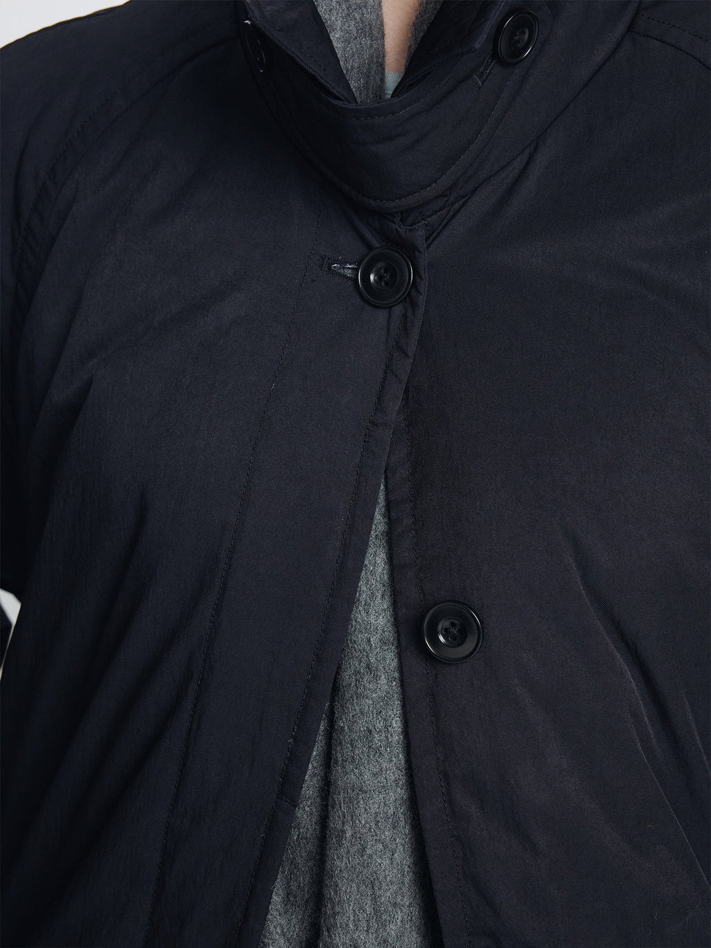 Tonywack - Tailored Trench Puffer Coat (Black) product image 6 | TRAB K-Fashion Australia