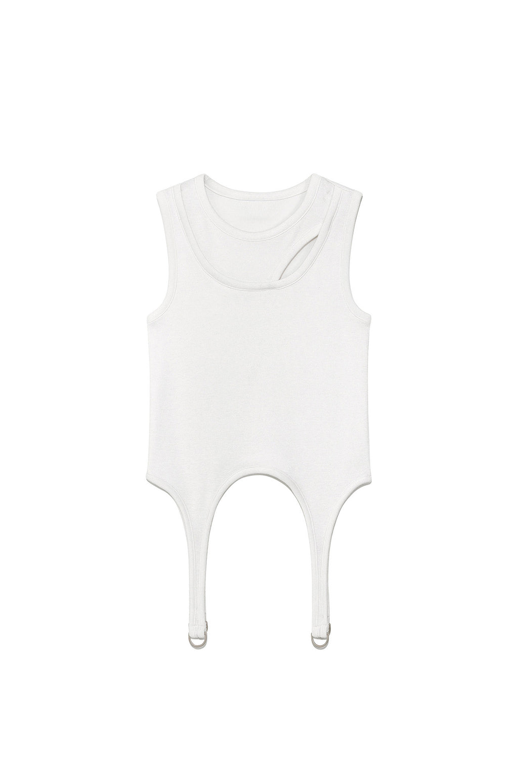 Deinet - [yoon Soap X Deinet] Detail Sleeveless (White) product image 1 | TRAB K-Fashion Australia