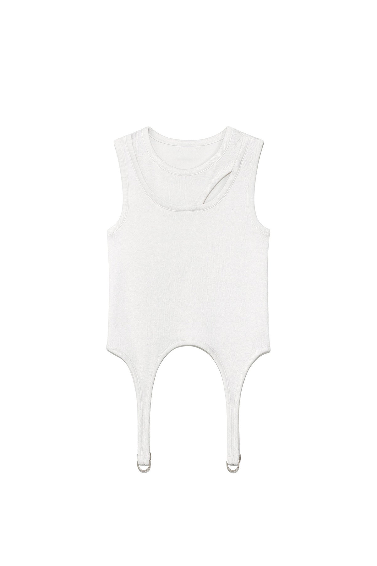 Deinet - [yoon Soap X Deinet] Detail Sleeveless (White) product image 1 | TRAB K-Fashion Australia