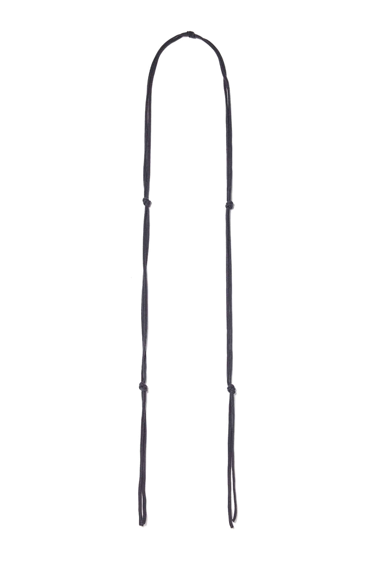 Matin Kim - String Layered Two Way Muffler (Black) product image 3 | TRAB K-Fashion Australia