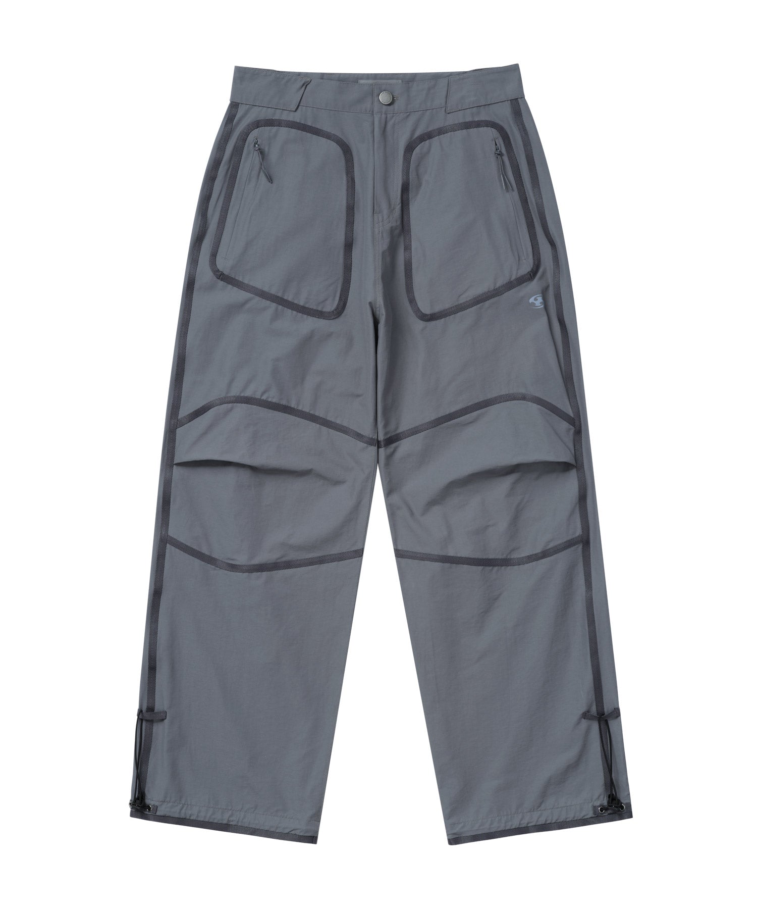 San San Gear - Webbing Patched Pants (Charcoal) product image 4 | TRAB K-Fashion Australia