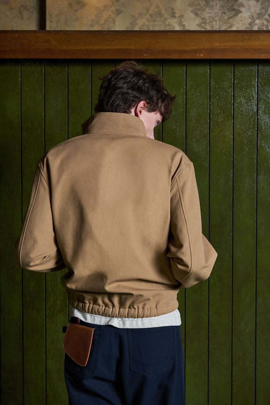 STU - Shift High-neck Jacket (Beige) product image 12 | TRAB K-Fashion Australia
