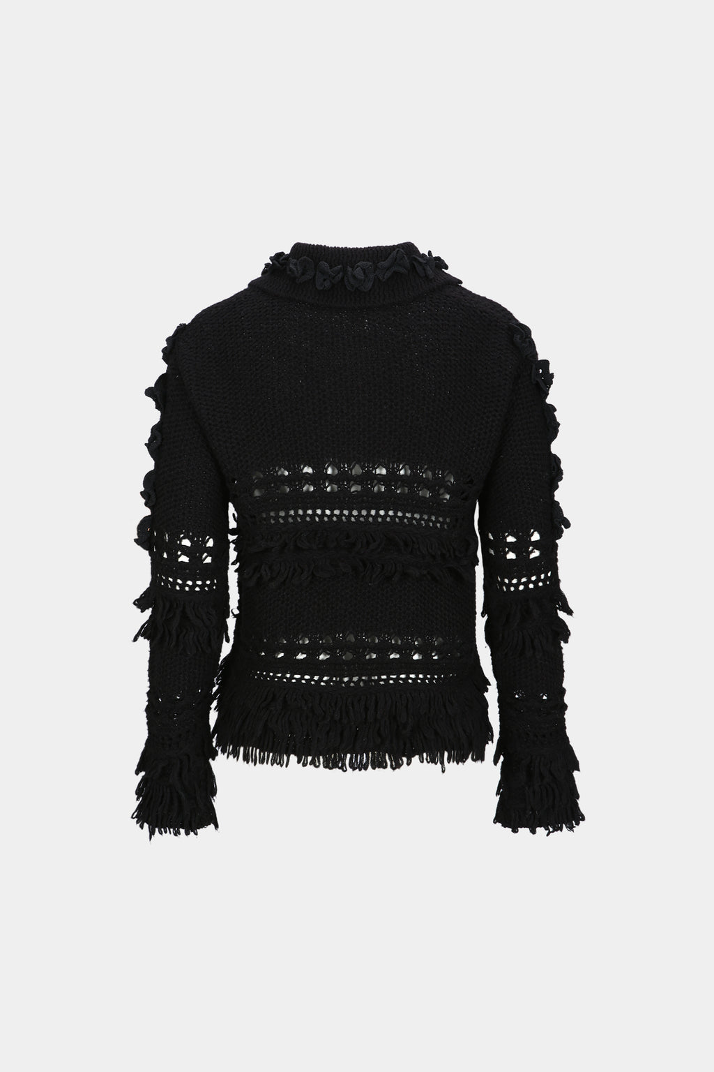 Andersson Bell - Loches Flower Polo Sweater (Black) product image 10 | TRAB K-Fashion Australia